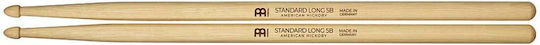 Meinl Hickory Drumsticks Drums Stick & Brush 5B with Tip Shape Acorn Standard Long Tip Drumstick