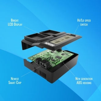 Newell Doppelter Batterieladegerät Kompatibel mit Panasonic