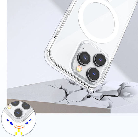 Techwave Umschlag Rückseite Silikon Transparent (iPhone 13 Pro Max)