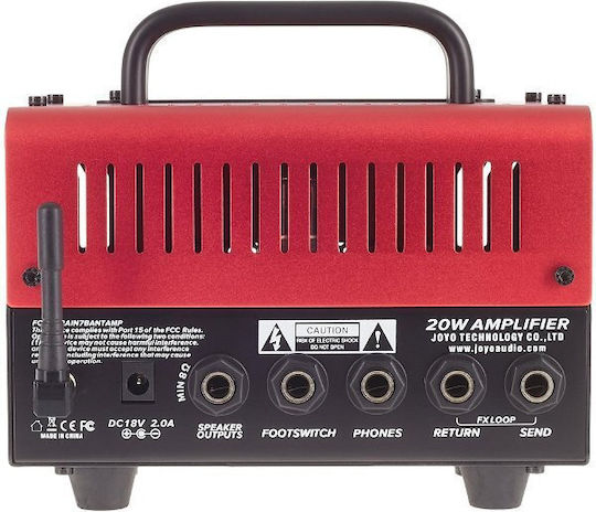 Joyo Jackman II Κεφαλή Ηλεκτρικής Κιθάρας 20W Bundle Μαύρη