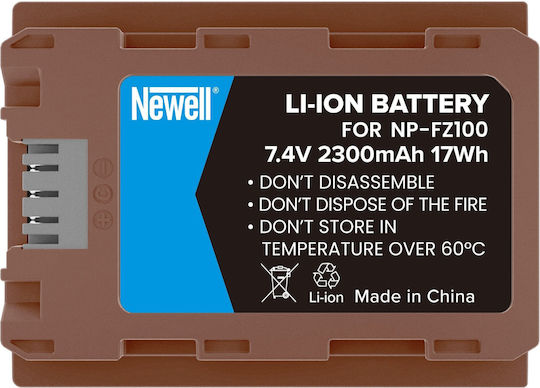 Newell Μπαταρία Φωτογραφικής Μηχανής Np-fz100 Usb-c NL3261 2300mAh Συμβατή με Sony