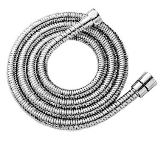 Hydroland Σπιράλ Ντουζ Πλαστικό 120cm Ασημί