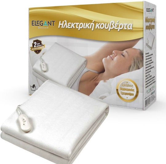 TnS Double Electric Washable Blanket White 50W 140x160cm
