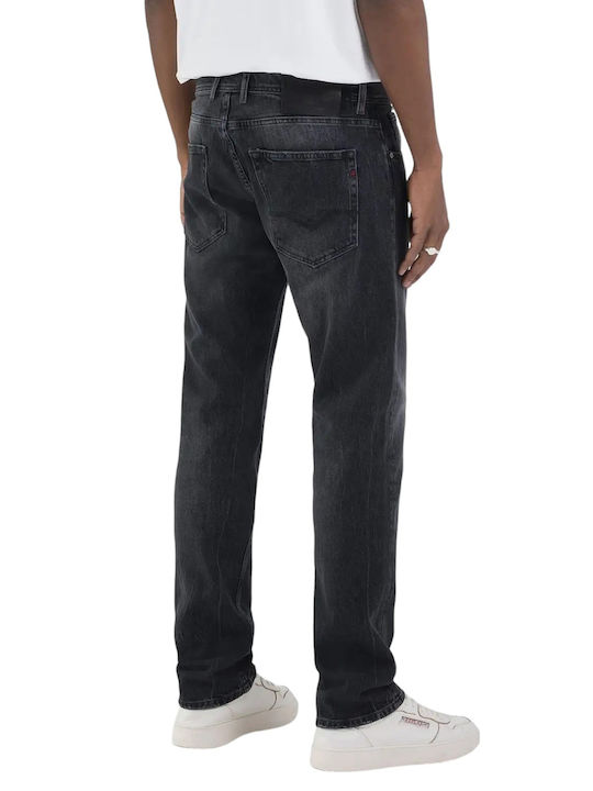 Grover Men's Jeans Pants with Regular Straight Fit Grey