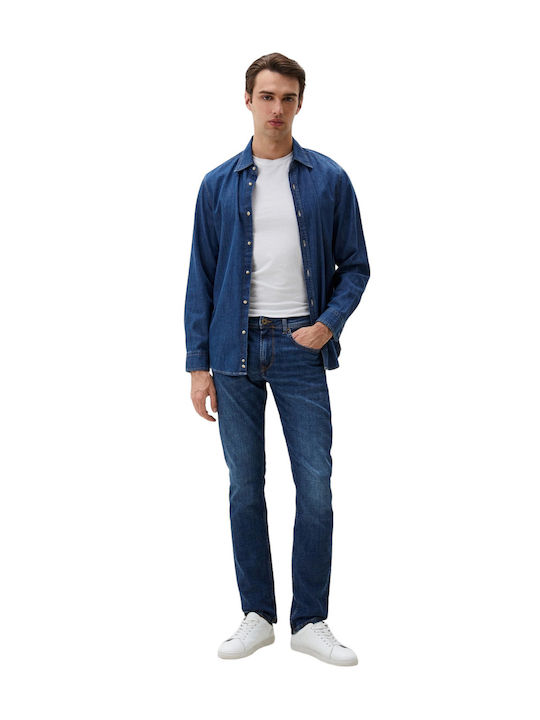 'cash' Ανδρικό Παντελόνι Τζιν Regular Straight Fit Blue
