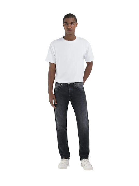 Grover Men's Jeans Pants with Regular Straight Fit Grey