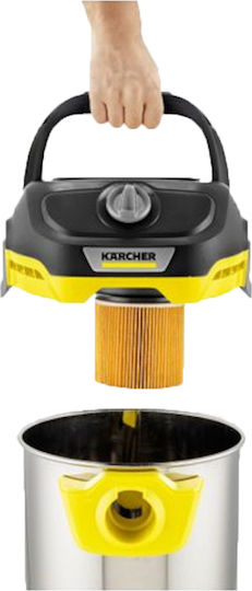 Filters Wet/Dry Vacuum Compatible with Karcher