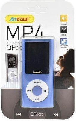 Andowl QPOD5 MP4 Player με Οθόνη 1.8" Μωβ