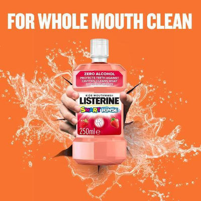 Listerine Smart Rinse Mouthwash with Taste of Mild Berry for 6+ years 250ml