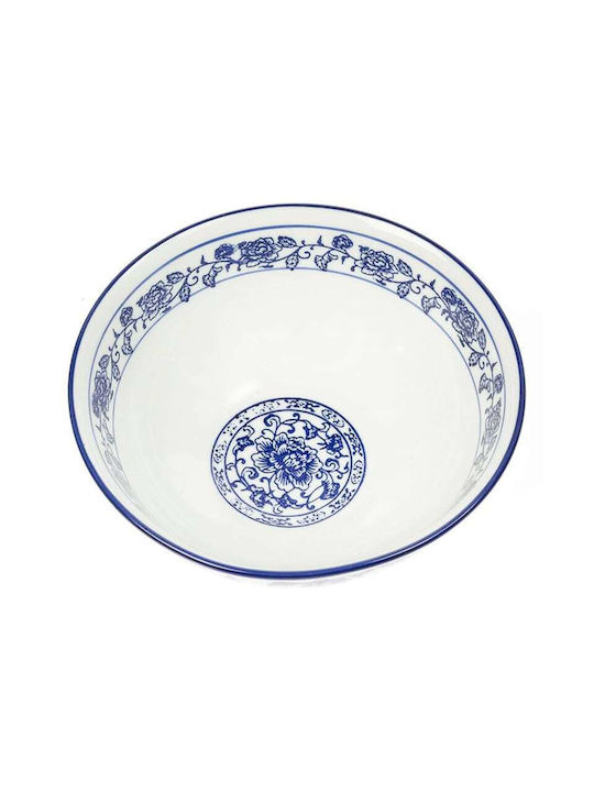 Artekko Porcelain Serving Bowl Λευκό with Diameter 16.5εκ. 1pcs