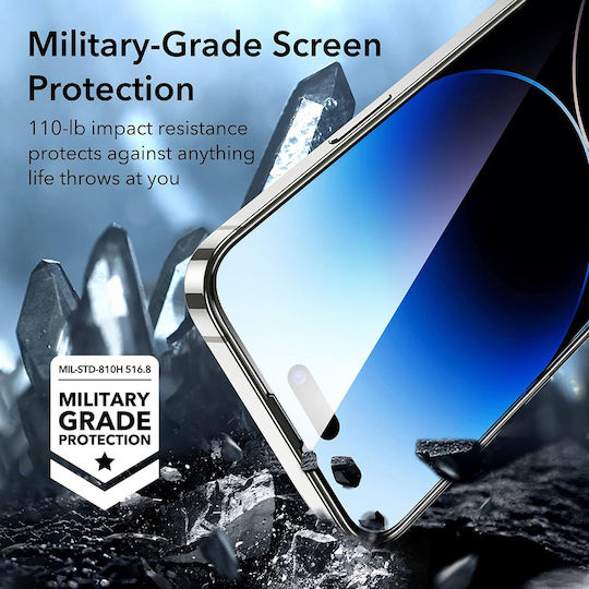 ESR Armorite Ultra-tough Tempered Glass (iPhone 14 Pro Max)