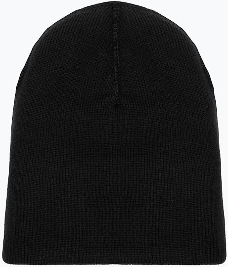 Tall Cuff Beanie Beanie Knitted in Black color