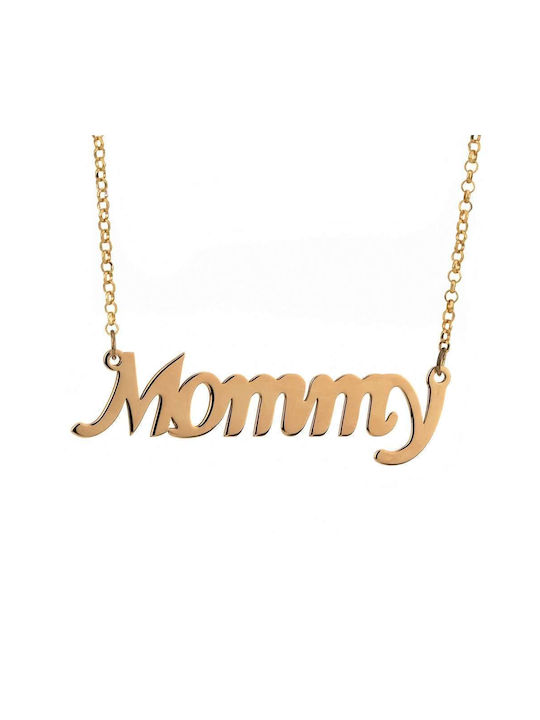 Goldsmith Necklace Mum from Pink Gold Plated Silver