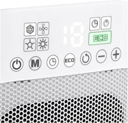 Adler Αερόθερμο Δωματίου Δαπέδου Λευκό 1500W