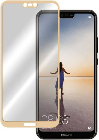 Schutzglas 3D Vollflächig gehärtetes Glas (Huawei P20)