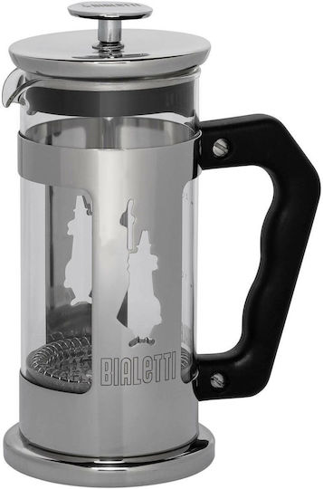 Bialetti Preziosa Cafetieră cu Filtru Manual din Oțel Inoxidabil Argintie 350ml