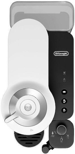 De'Longhi Lattissima Pod Coffee Machine for Vertuo Capsules 19bar Pressure with White Milk Frother
