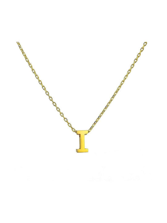 Goldsmith Necklace Monogram from Gold Plated Silver