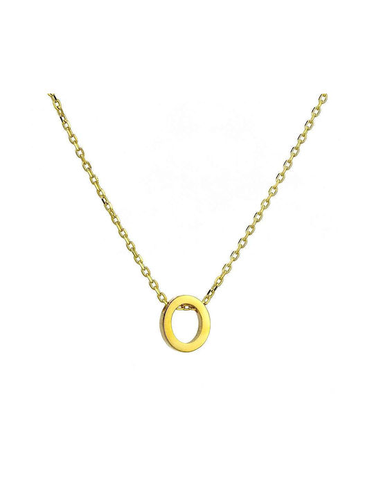 Goldsmith Necklace Monogram from Gold Plated Silver