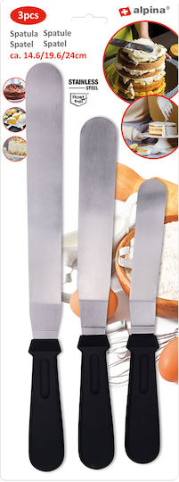 Alpina Appliances Inox Icing Spatula 26cm 3pcs