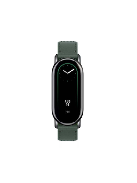 Xiaomi Λουράκι Δερμάτινο Πράσινο (Smart Band 8 / Smart Band 9 / Smart Band 10)