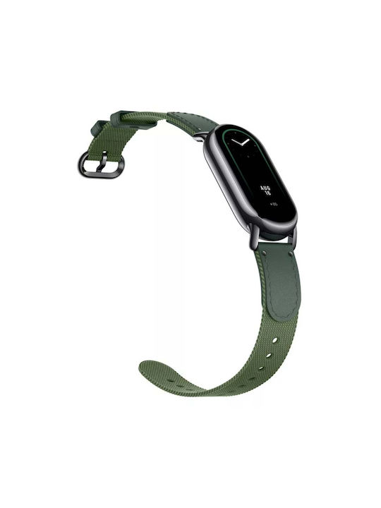 Xiaomi Λουράκι Δερμάτινο Πράσινο (Smart Band 8 / Smart Band 9 / Smart Band 10)