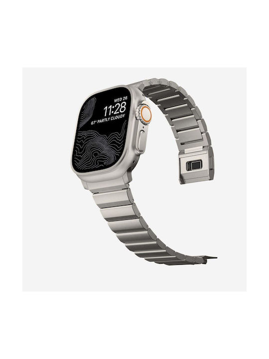 Tech-Protect Steelband Armband Rostfreier Stahl Silber (Apple Watch 44/45/46mm/Ultra 49mm)