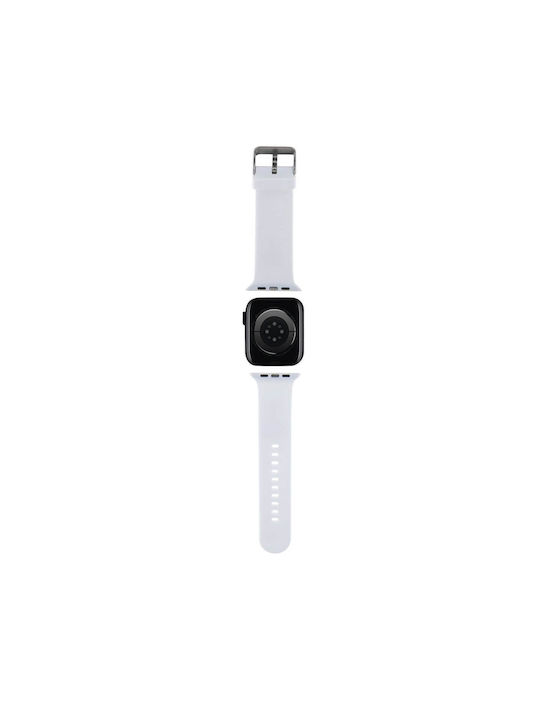 Karl Lagerfeld Karl Choupette Λουράκι Λευκό (Apple Watch 38/40/41)
