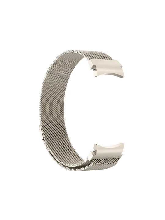 Tech-Protect Milaneseband ”2” Strap Stainless Steel Starlight (Galaxy Watch4/5/6/7/FE/4 Classic/6 Classic/5 Pro)