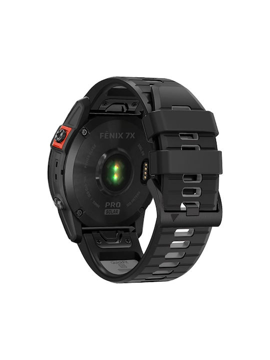 Tech-Protect ICONBAND PRO Armband Silikon Black/Grey (Garmin Fenix 5/6/6 Pro/7)