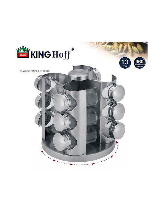 KING Hoff Θήκη Μπαχαρικών Ανοξείδωτη Ασημί KING Hoff Θήκη Μπαχαρικών Ανοξείδωτη Ασημί