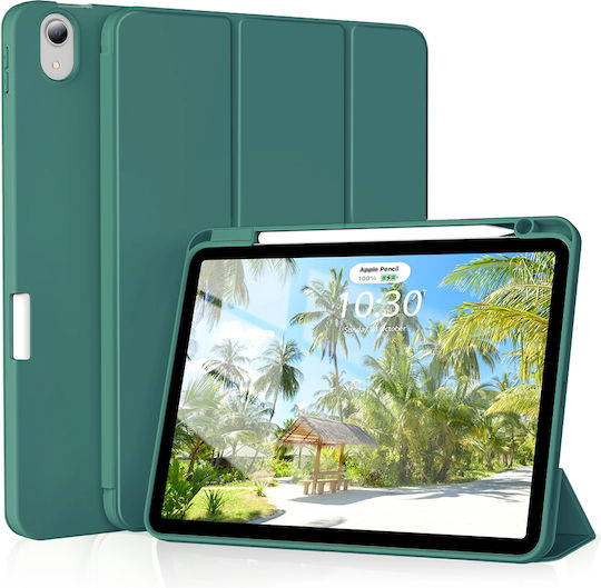 Techsuit Flip Cover Dauerhafte Grüne (iPad 2022 10,9 Zoll)