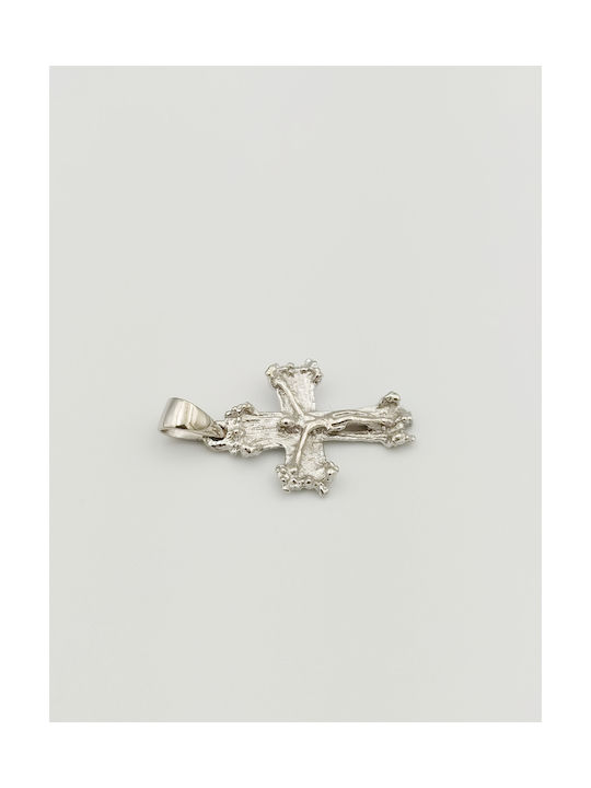 Men's Cross with the Crucified from Silver