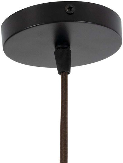 GloboStar Kentucky Hängelampe Bronze Raster mit Fassung E27 41x41x60cm.