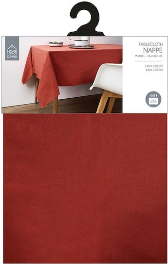 The Home Deco Factory Τραπεζομάντηλο Κόκκινο 250x140εκ.