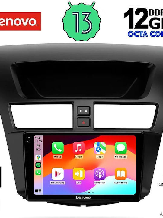 Lenovo Автомобилна Аудио Система (Блутут/USB/WiFi/GPS/Apple-Carplay/Android-Auto) с Тъчскрийн 9"