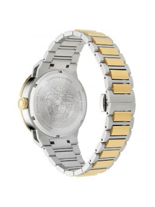 Versace Medusa Infinite Watch with Gold Metal Bracelet