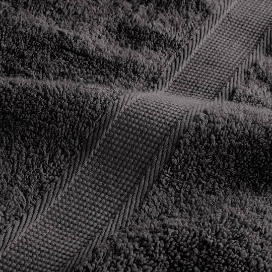 vidaXL Σετ 10 Ξενοδοχειακές Πετσέτες Πισίνας 200x80 εκ. Ανθρακί Βάρους 600gsm