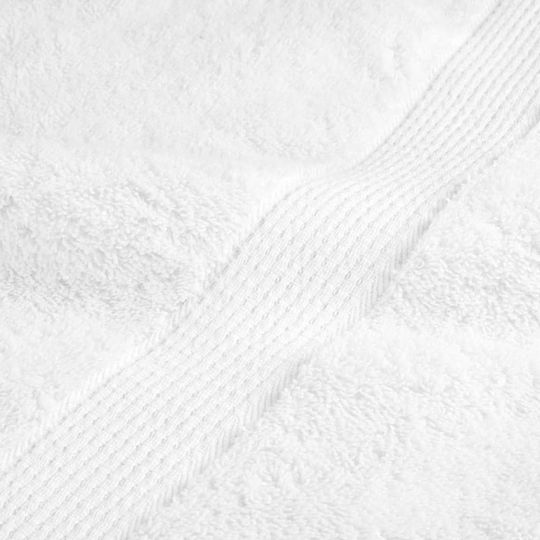 vidaXL Set 4 Hotel Pool and Beach Towels 200x80 cm 600gsm White