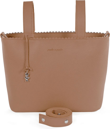 Pasito a Pasito Shoulder/Hand Diaper Bag Brown 34x30cm.