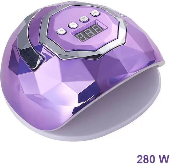 Woww Cosmetics Φουρνάκι Νυχιών UV / LED 280W Ροζ