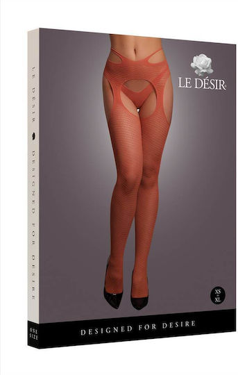 Σέξι Καλσόν Ζαρτιέρες Le Desir Suspender Pantyhose Strappy Waist Red