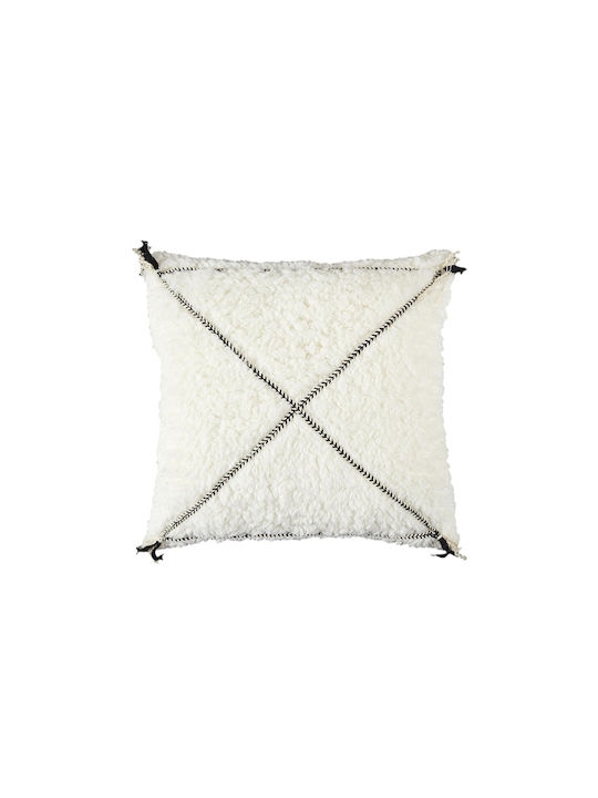 The Home Deco Factory Sofa-Kissen Weiß 40x40cm
