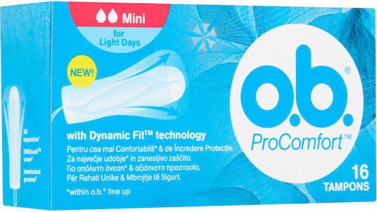 O.B. Tampons For Light Flow 16pcs