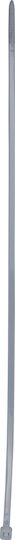 Uncle George Kabelbinder Kunststoff 350mmx4.8mm in Transparent Farbe (100Stück) (03.05.02-0004-350x4.8mm)