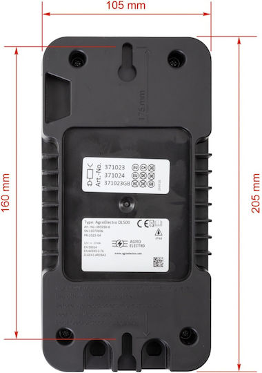 Agro Electro EL01034 Batterie Elektrischer Zaun
