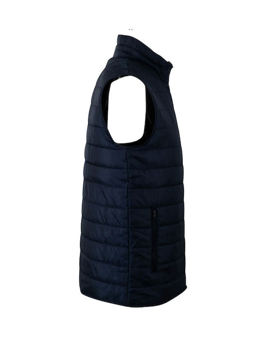 Mukua Waterproof Men's Safety Vest Navy Blue