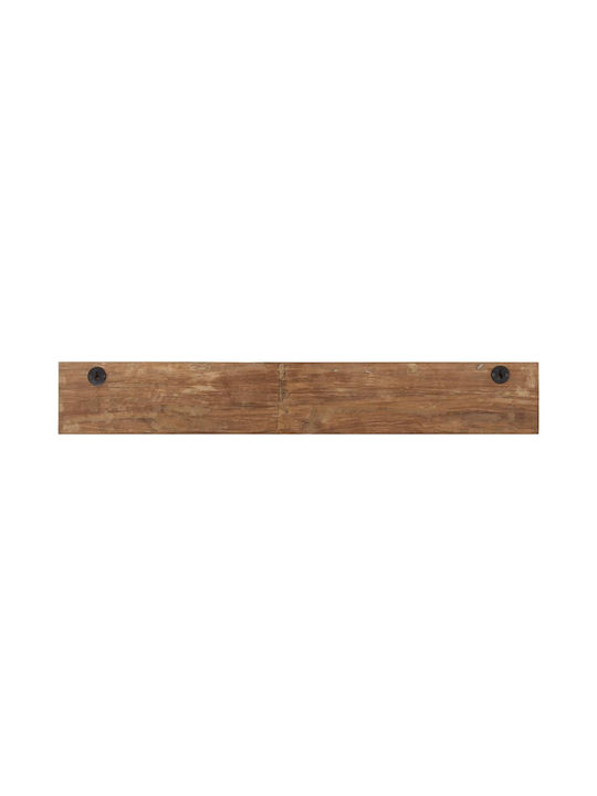 vidaXL Κρεμάστρα Τοίχου Ξύλινη 5 Θέσεων Καφέ 100x15x2.5cm