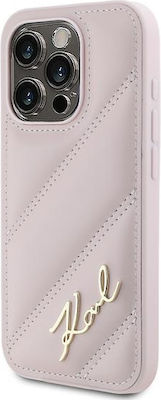 Karl Lagerfeld Back Cover Plastic Pink (iPhone 15 Pro Max)