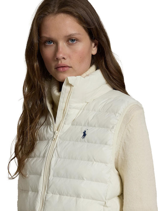 Ralph Lauren Women's Short Lifestyle Jacket for Winter Cream